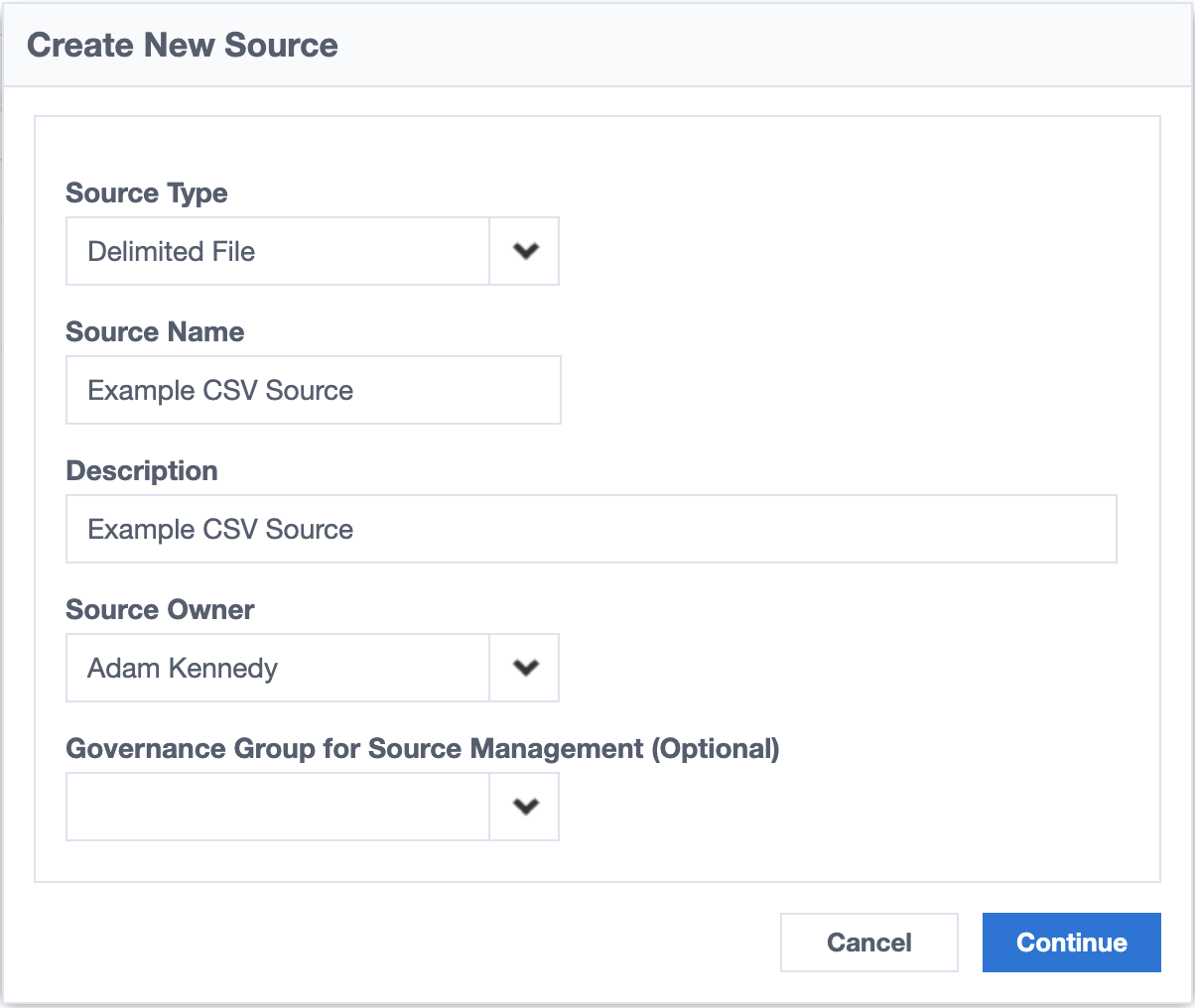 Create Source